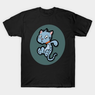 grey cat T-Shirt